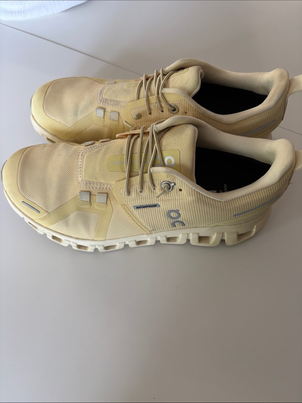 On Running Men's Athletic Sneakers - Light Yellow